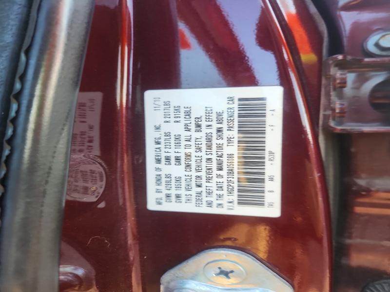 62388536 :رقم المزاد ، 1HGCP2F30BA056086 vin ، 2011 Honda Accord مزاد بيع