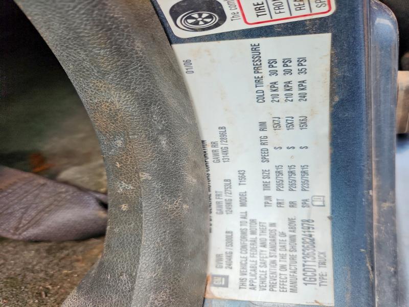 2006 Chevrolet Colorado მანქანა იყიდება აუქციონზე, vin: 1GCDT136368241978, აუქციონის ნომერი: 62273036
