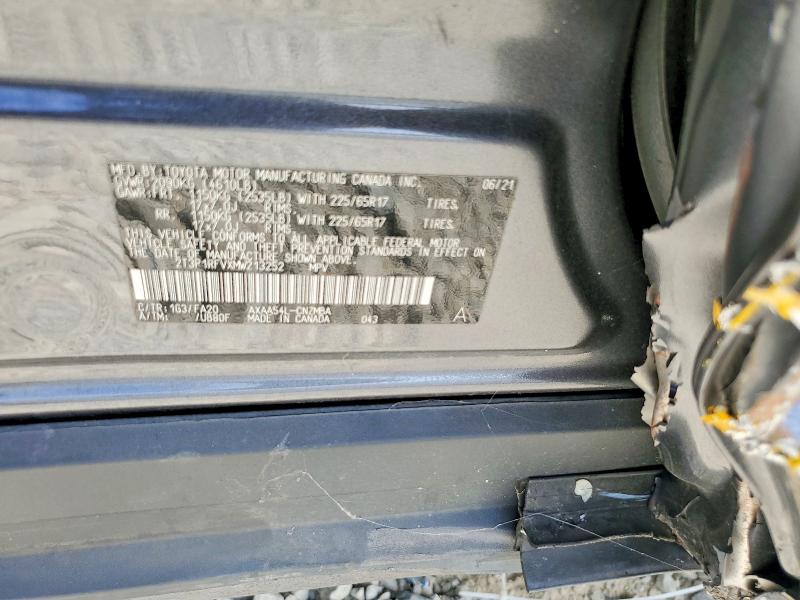 Aukcja sprzedaży 2021 Toyota Rav4, vin: 2T3P1RFVXMW213252, numer aukcji: 61178216