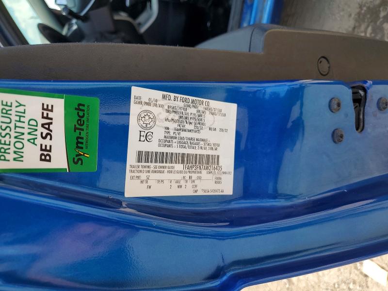 2010 Ford Focus მანქანა იყიდება აუქციონზე, vin: 1FAHP3FN7AW216435, აუქციონის ნომერი: 60452866