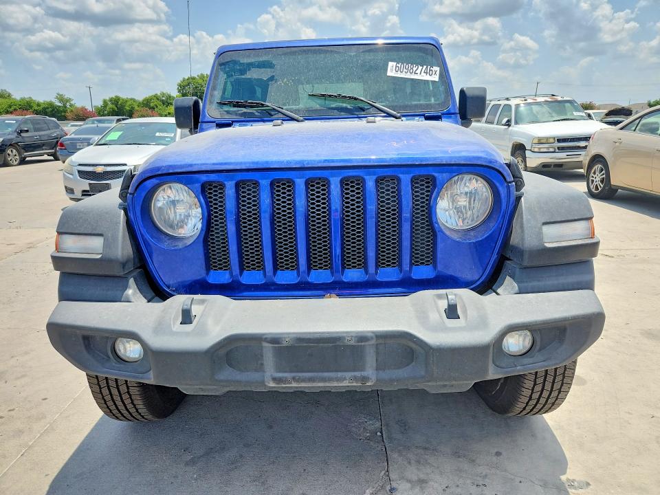 60982746 :رقم المزاد ، 1C4GJXAG4LW160643 vin ، 2020 Jeep Wrangler مزاد بيع