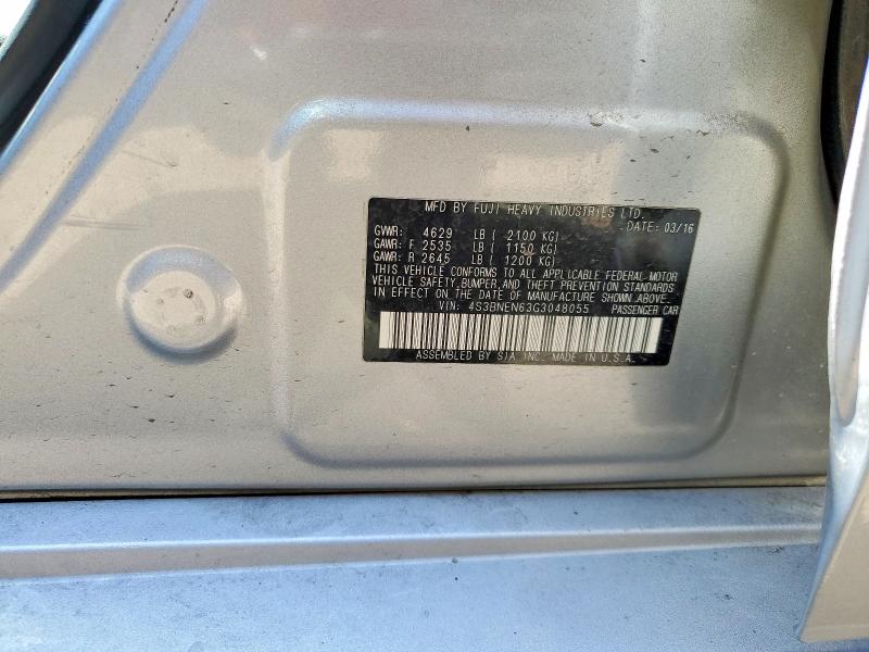 Aukcja sprzedaży 2016 Subaru Legacy 4d 4wd, vin: 4S3BNEN63G3048055, numer aukcji: 61568686
