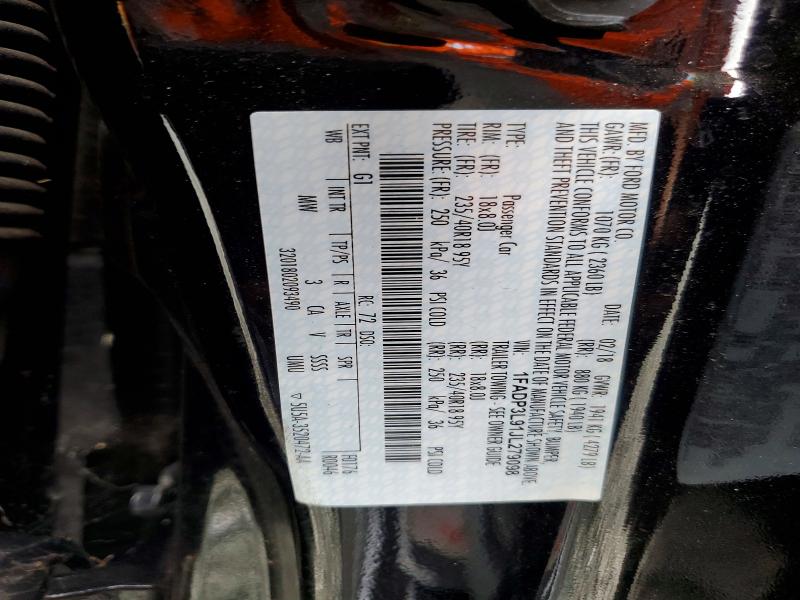 2018 Ford Focus St მანქანა იყიდება აუქციონზე, vin: 1FADP3L91JL279098, აუქციონის ნომერი: 60622886