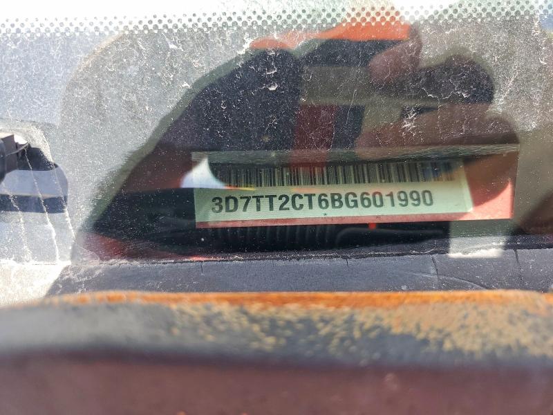 Продаж на аукціоні авто 2011 Dodge Ram 2500, vin: 3D7TT2CT6BG601990, номер лоту: 61843286