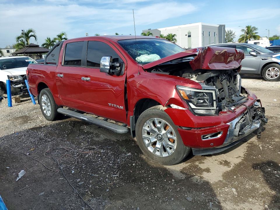 59308376 :رقم المزاد ، 1N6AA1ED6MN501256 vin ، 2021 Nissan Titan مزاد بيع