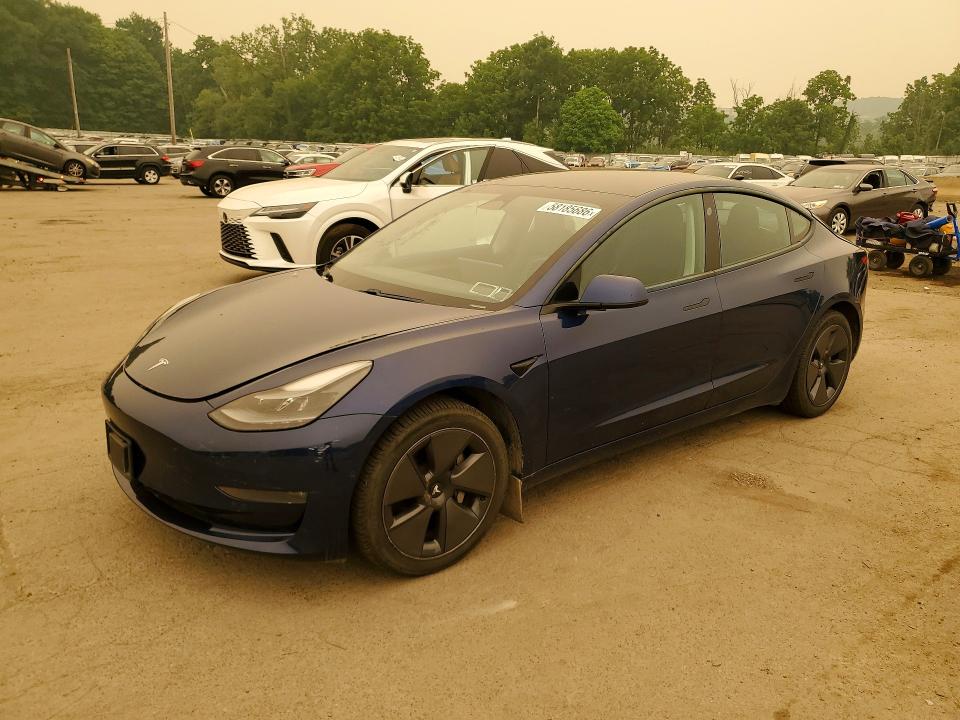 58185686 :رقم المزاد ، 5YJ3E1EB1MF012938 vin ، 2021 Tesla Model 3 مزاد بيع