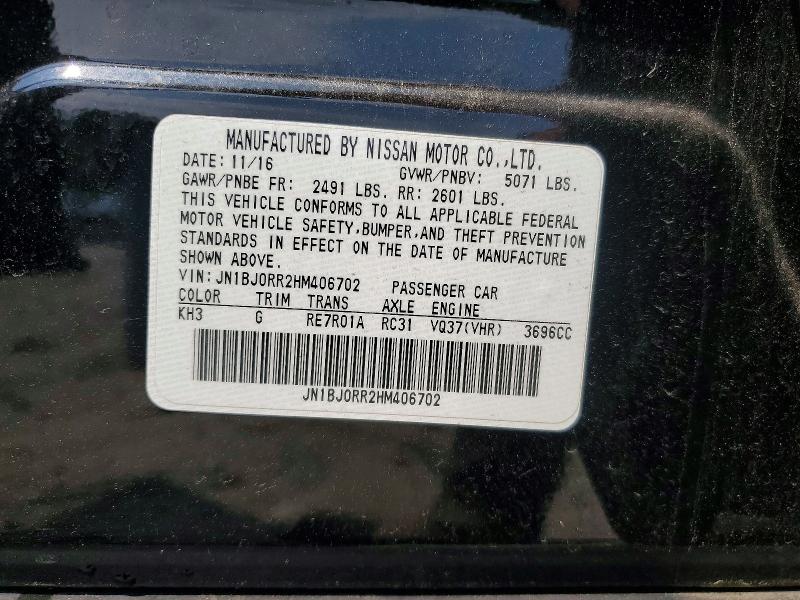 Aukcja sprzedaży 2017 Infiniti Qx50, vin: JN1BJ0RR2HM406702, numer aukcji: 61099786