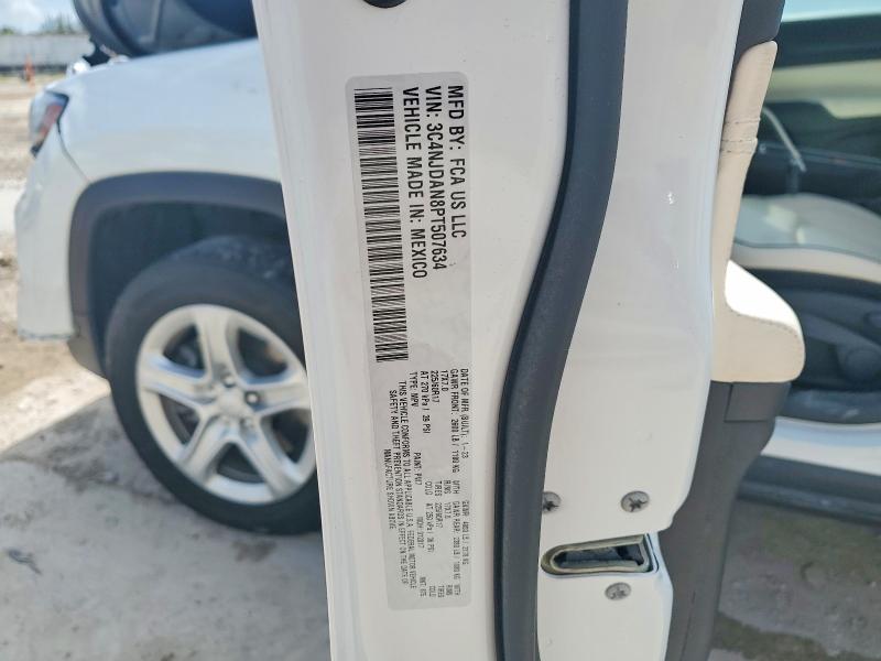 2023 Jeep Compass მანქანა იყიდება აუქციონზე, vin: 3C4NJDAN8PT507634, აუქციონის ნომერი: 59861036