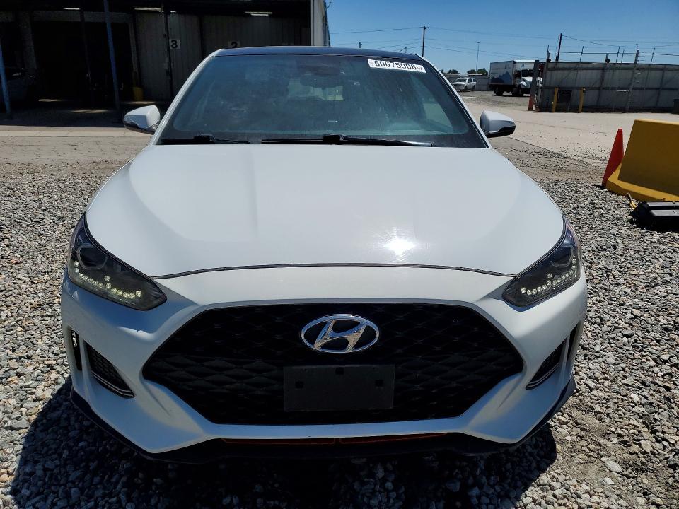 2019 Hyundai Veloster მანქანა იყიდება აუქციონზე, vin: KMHTH6ABXKU008929, აუქციონის ნომერი: 60675906