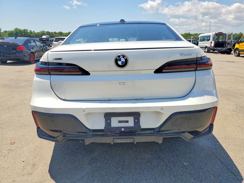 2025 Bmw 740 მანქანა იყიდება აუქციონზე, vin: WBA33EH05SCU74076, აუქციონის ნომერი: 57943076