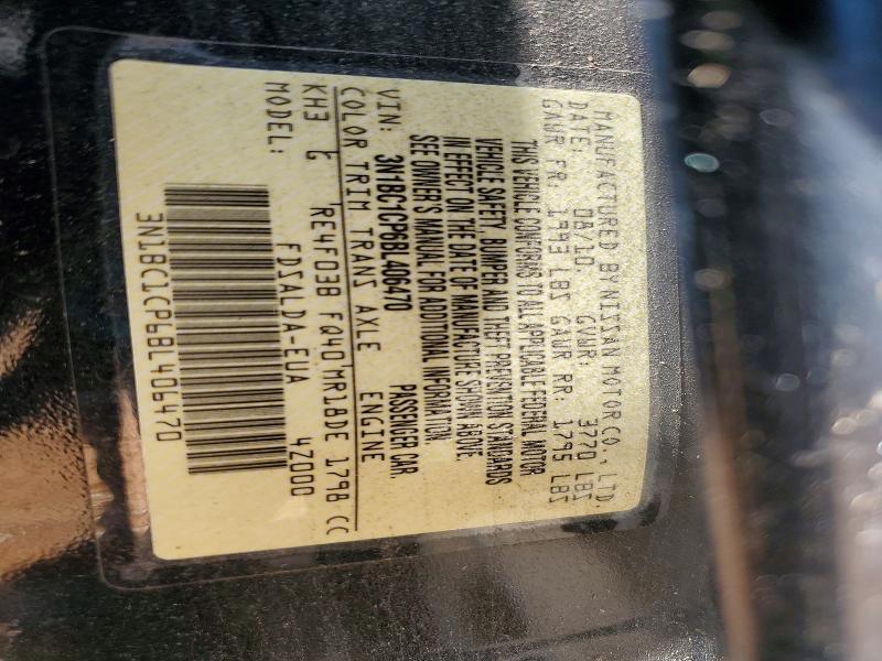 62358526 :رقم المزاد ، 3N1BC1CP6BL406470 vin ، 2011 Nissan Versa مزاد بيع