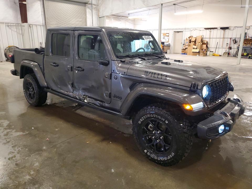 2024 Jeep Gladiator მანქანა იყიდება აუქციონზე, vin: 1C6HJTAG6RL126489, აუქციონის ნომერი: 59344026