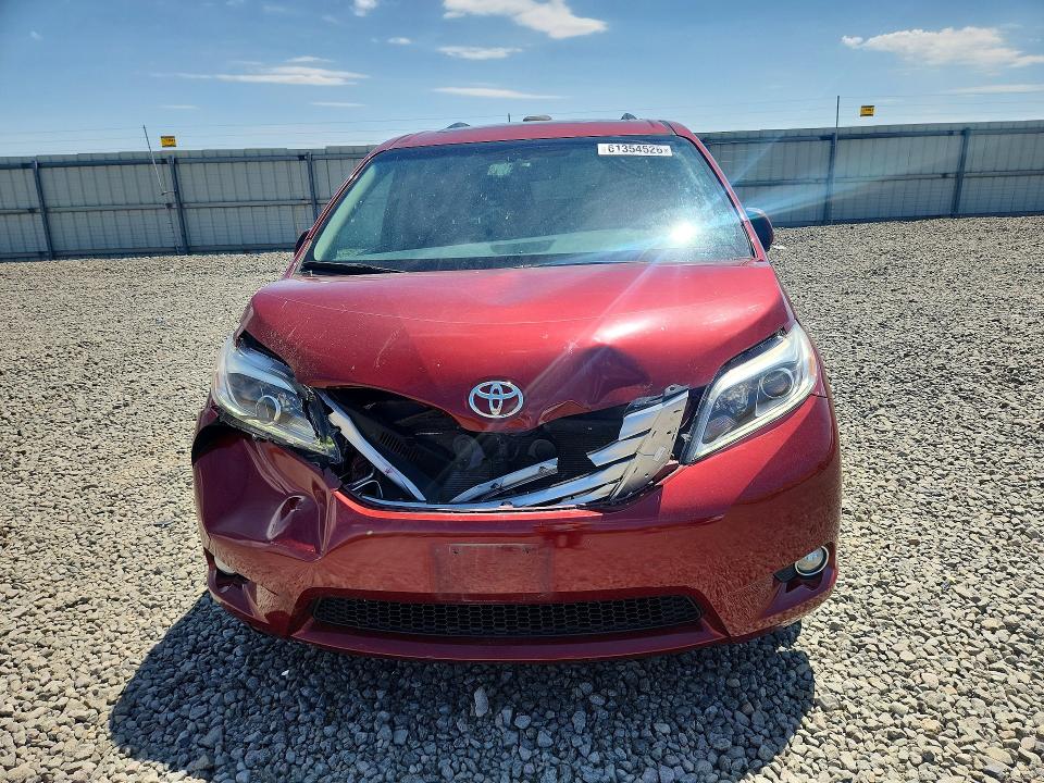 2017 Toyota Sienna მანქანა იყიდება აუქციონზე, vin: 5TDDZ3DC5HS163037, აუქციონის ნომერი: 61354526