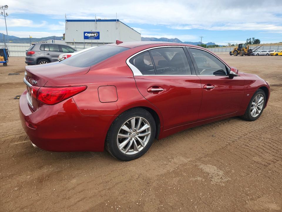 Продаж на аукціоні авто 2014 Infiniti Q50, vin: JN1BV7AR7EM693099, номер лоту: 59920466
