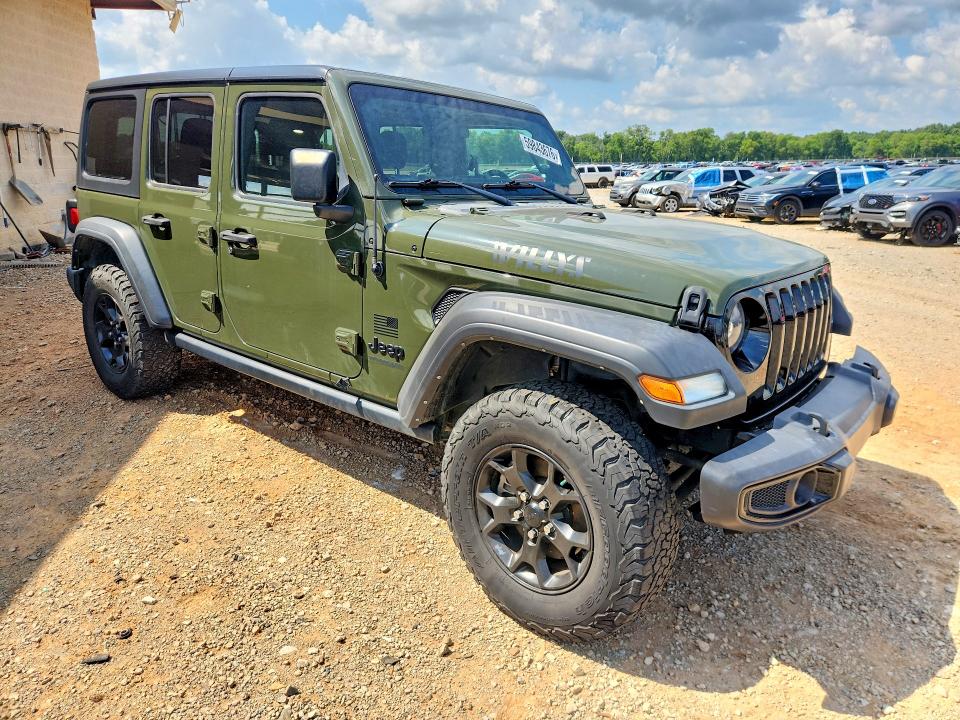 Продаж на аукціоні авто 2021 Jeep Wrangler Unlimited, vin: 1C4HJXDG4MW725636, номер лоту: 59843676