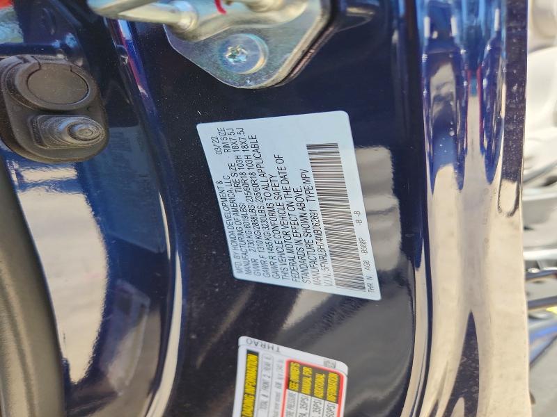 Aukcja sprzedaży 2022 Honda Odyssey, vin: 5FNRL6H74NB062691, numer aukcji: 62332006
