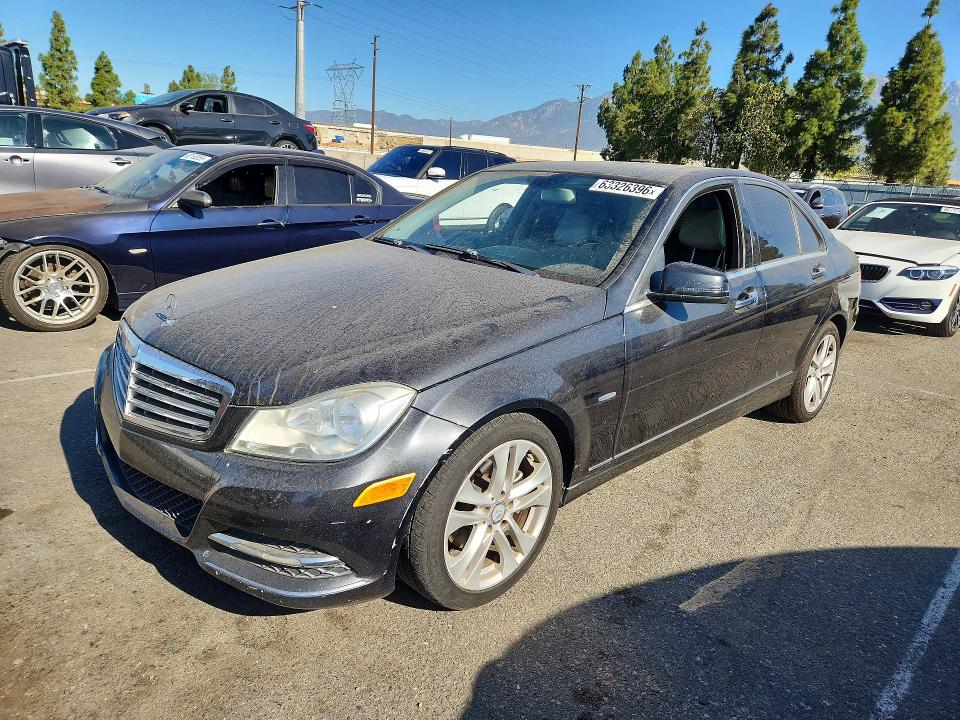 Auction sale of the 2012 Mercedes-benz C, vin: WDDGF4HB0CR235773, lot number: 63326396