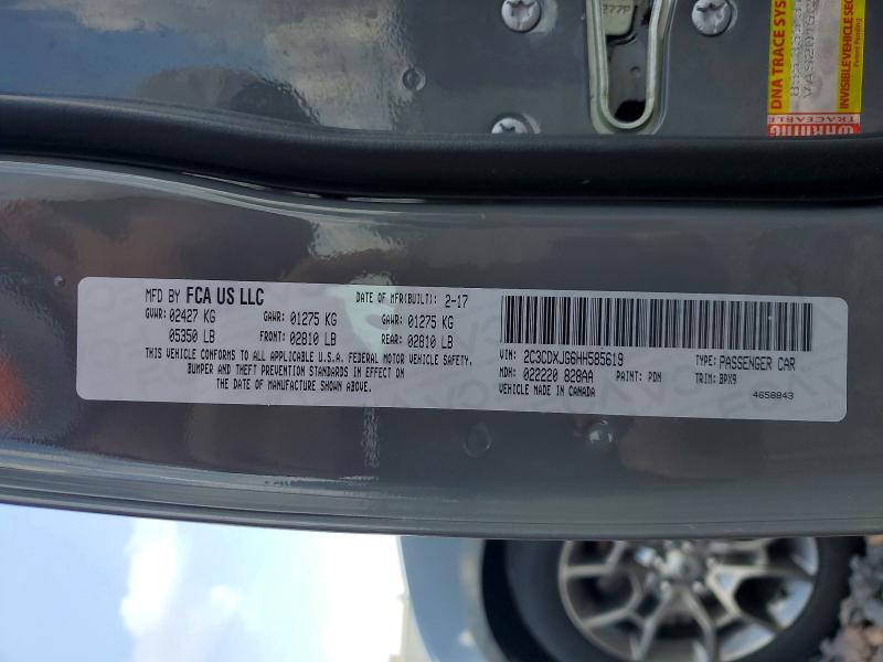 Aukcja sprzedaży 2017 Dodge Charger, vin: 2C3CDXJG6HH585619, numer aukcji: 59792736
