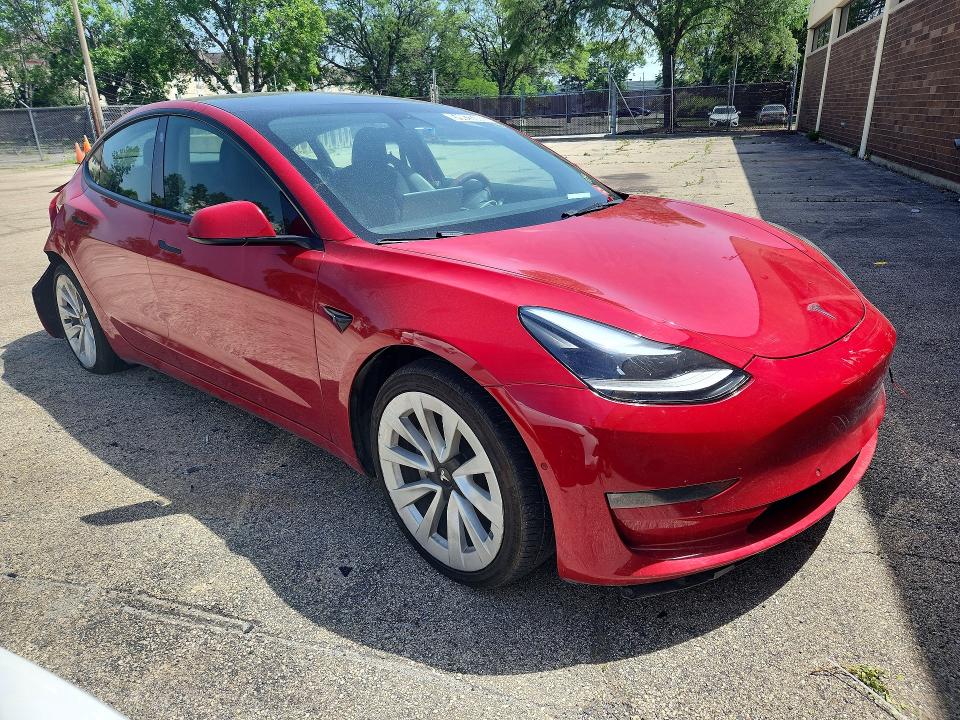 Aukcja sprzedaży 2022 Tesla Model 3, vin: 5YJ3E1EA7NF287884, numer aukcji: 59020386