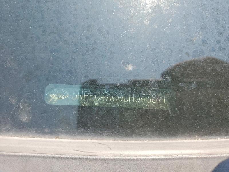 63059326 :رقم المزاد ، 5NPEC4AC0CH348871 vin ، 2012 Hyundai Sonata مزاد بيع