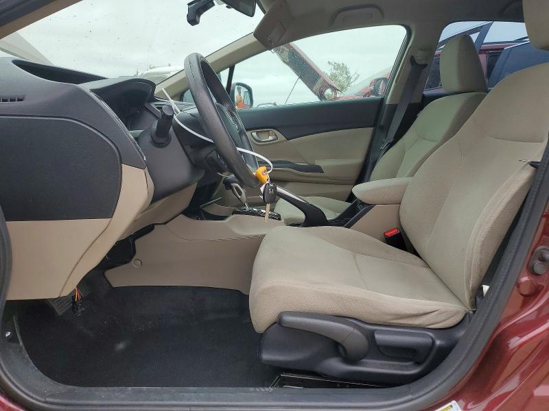 59180536 :رقم المزاد ، 19XFB2F54DE040310 vin ، 2013 Honda Civic مزاد بيع