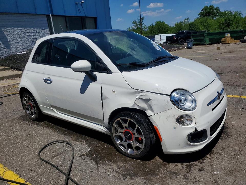 Продаж на аукціоні авто 2015 Fiat 500, vin: 3C3CFFBR4FT509129, номер лоту: 59907676