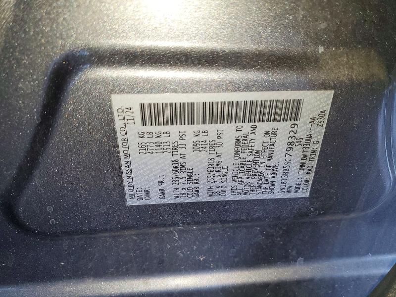 Aukcja sprzedaży 2025 Nissan Rogue, vin: 5N1BT3BB5SC798329, numer aukcji: 59690946