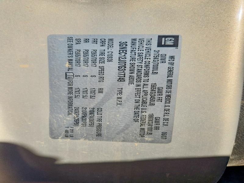 2007 Chevrolet Avalanche მანქანა იყიდება აუქციონზე, vin: 3GNEC12J07G317749, აუქციონის ნომერი: 61058126