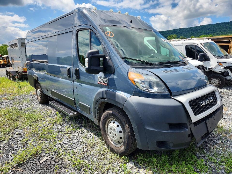 2020 Ram Promaster 3500 მანქანა იყიდება აუქციონზე, vin: 3C6URVJGXLE144948, აუქციონის ნომერი: 57961846