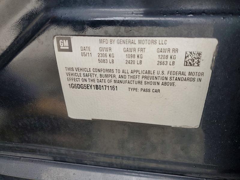 62632456 :رقم المزاد ، 1G6DG5EY1B0171161 vin ، 2011 Cadillac Cts مزاد بيع