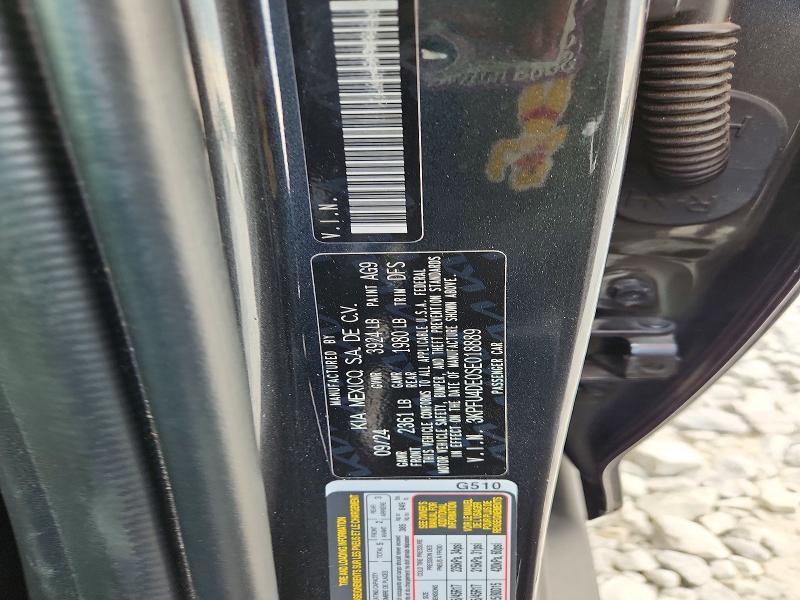 59240056 :رقم المزاد ، 3KPFU4DE0SE018889 vin ، 2025 Kia K4 مزاد بيع