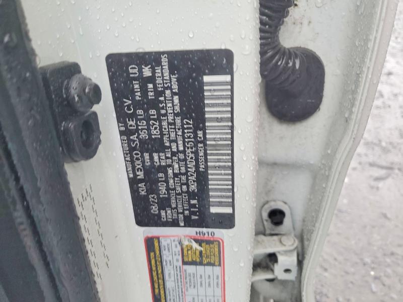 62334596 :رقم المزاد ، 3KPA24AD5PE613112 vin ، 2023 Kia Rio مزاد بيع