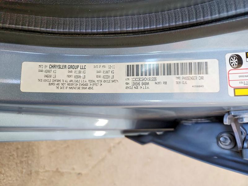 Продажа на аукционе авто 2012 Chrysler 200, vin: 1C3CCBCG0CN161226, номер лота: 62770066