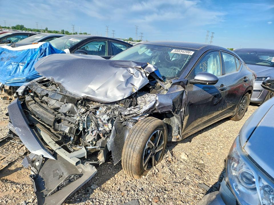 2025 Nissan Sentra მანქანა იყიდება აუქციონზე, vin: 3N1AB8CV7SY413016, აუქციონის ნომერი: 58834206