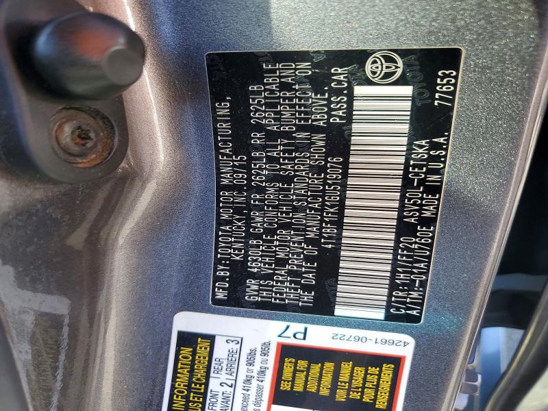 Продажа на аукционе авто 2016 Toyota Camry, vin: 4T1BF1FK1GU519076, номер лота: 85993965