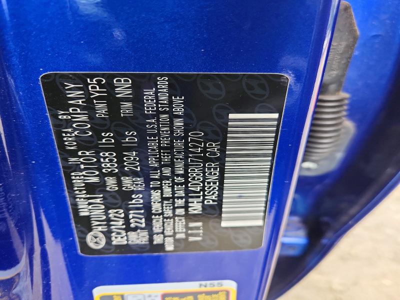 63071546 :رقم المزاد ، KMHLL4DG8RU714270 vin ، 2024 Hyundai Elantra مزاد بيع