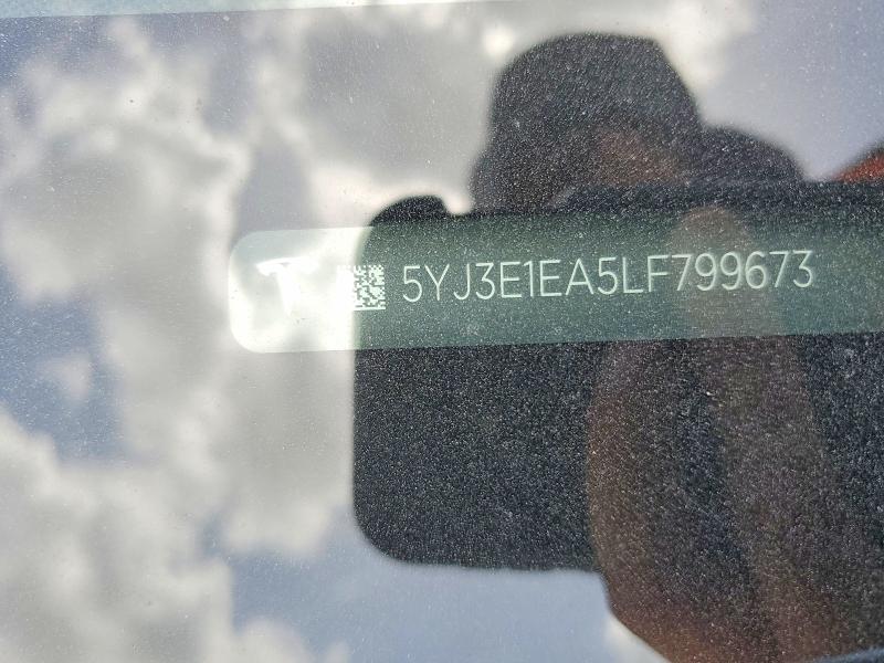Aukcja sprzedaży 2020 Tesla Model 3, vin: 5YJ3E1EA5LF799673, numer aukcji: 61442006