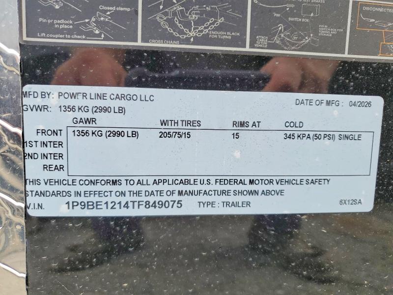 Продажа на аукционе авто 2026 Powerline Cargo Unknown, vin: 1P9BE1214TF849075, номер лота: 61912636