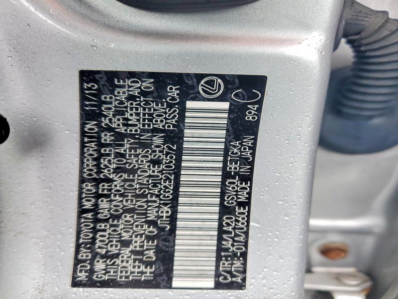 Продаж на аукціоні авто 2014 Lexus Es, vin: JTHBK1GG2E2103572, номер лоту: 62880396