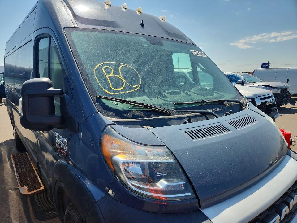 59746136 :رقم المزاد ، 3C6MRVJG6ME536424 vin ، 2021 Ram Promaster 3500 مزاد بيع