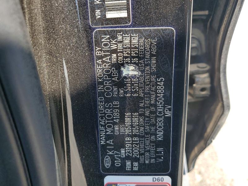 Aukcja sprzedaży 2017 Kia Niro, vin: KNDCB3LCXH5048845, numer aukcji: 62865596