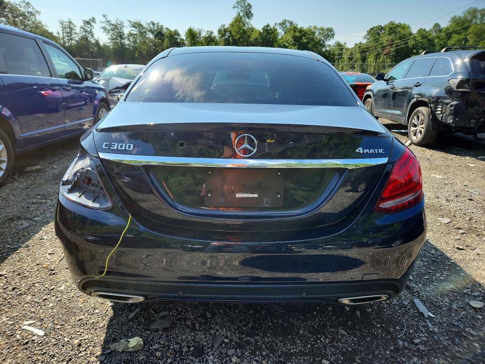 2018 Mercedes-benz C მანქანა იყიდება აუქციონზე, vin: WDDWF4KB2JR416861, აუქციონის ნომერი: 61758746