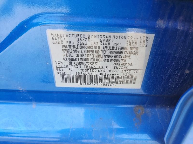 Продажа на аукционе авто 2020 Nissan Sentra, vin: 3N1AB8DV9LY283577, номер лота: 61372156