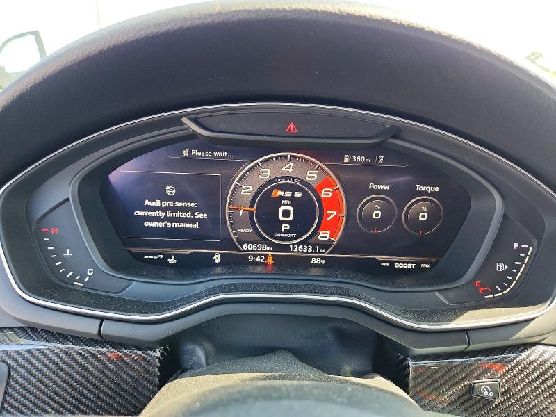 Продаж на аукціоні авто 2018 Audi Rs5, vin: WUAPWAF58JA904263, номер лоту: 63110366