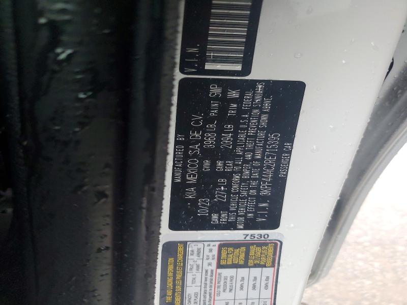 Aukcja sprzedaży 2024 Kia Forte, vin: 3KPF44AC2RE715395, numer aukcji: 63186356