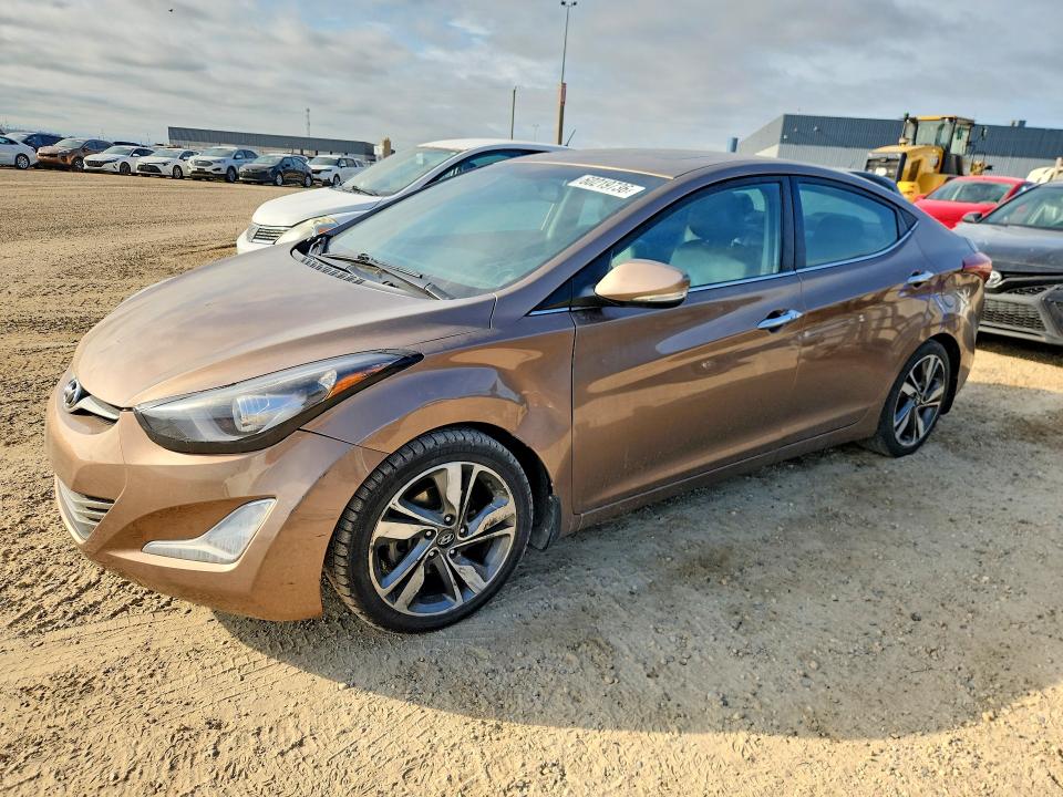 Auction sale of the 2014 Hyundai Elantra, vin: KMHDH4AH3EU144188, lot number: 60219736
