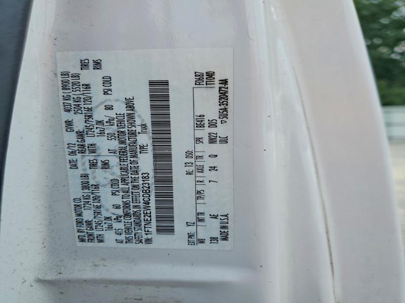 Aukcja sprzedaży 2012 Ford E250 E250, vin: 1FTNE2EW4CDB23183, numer aukcji: 61540406