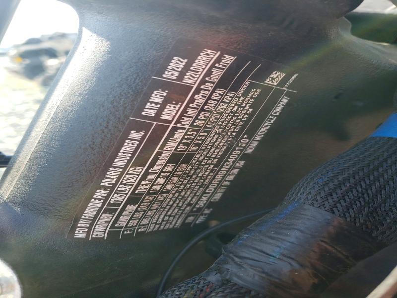 2022 Indian Motorcycle Co. Pursuit მანქანა იყიდება აუქციონზე, vin: 56KLDDRR9N3409110, აუქციონის ნომერი: 61290636