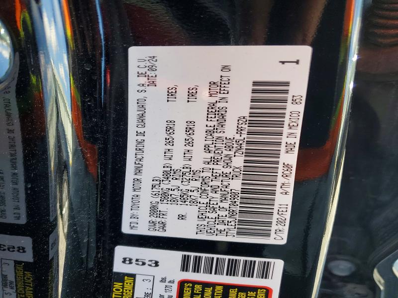 2024 Toyota Tacoma მანქანა იყიდება აუქციონზე, vin: 3TYLE5JN8RT049807, აუქციონის ნომერი: 60224716