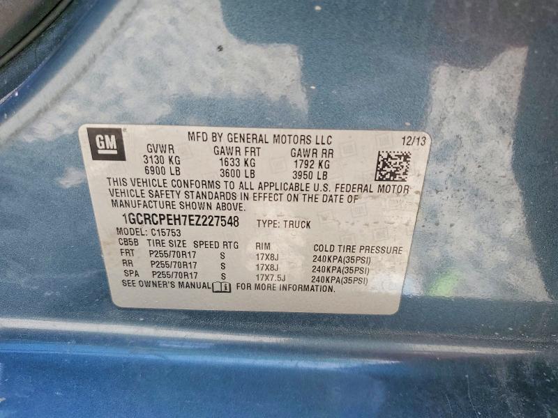 Продажа на аукционе авто 2014 Chevrolet Silverado, vin: 1GCRCPEH7EZ227548, номер лота: 63006896